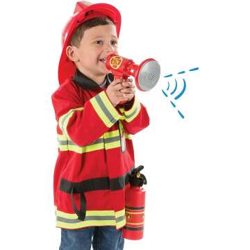 Fire Chief Costume Dress-Up Set for Kids