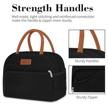 Insulated Lunch Bag for Work & Travel - Coobiiya