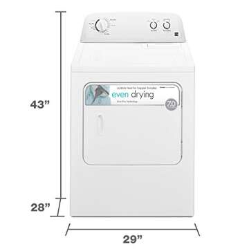 Kenmore 29" Electric Dryer with Wrinkle Guard