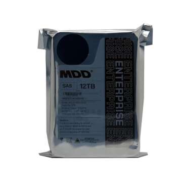 MDD MAXDIGITALDATA 12TB 7200RPM 256MB Cache SAS 12.0Gb/s 3.5inch Internal Enterprise Hard Drive (MDD12TSAS25672E) - [Not a SATA HDD] (Renewed)