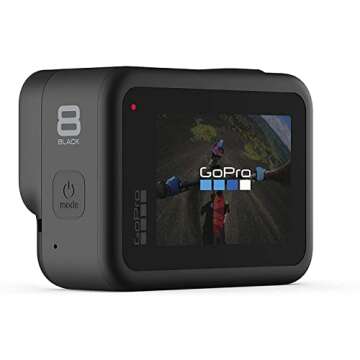 GoPro HERO8 Black - Waterproof Action Camera with Touch Screen 4K Ultra HD Video 12MP Photos 1080p Live Streaming Stabilization (International Model)