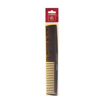 Cricket C20 Professional Hair Stylist All-Purpose Carbon Cutting Comb - Heat-Resistant Comb, Anti-Static, Snag-Free Gliding, Ideal for Precision Cutting, Styling, and All Hair Types