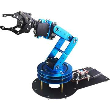 Robotic Arm Kit 6DOF Programming Robot Arm with Handle PC Software and APP Control with Tutorial