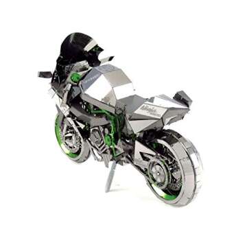 Metal Earth Premium Series Kawasaki Ninja Motorcycle 3D Metal Model Kit Fascinations