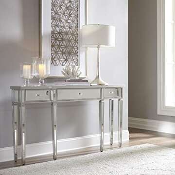 Pulaski Damon Mirrored Console Table, 59.0" L x 12.25" W x 33.0" H