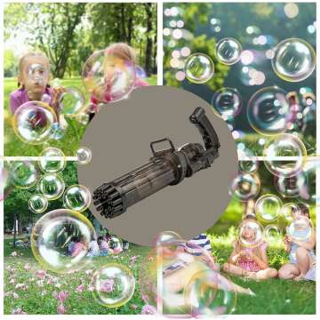 Fleeting Time 2023 Bubble Gun - Automatic 21 Hole Fun