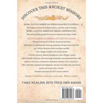 Native American Herbal Apothecary: 2 BOOKS IN 1 Herbalism Encyclopedia & Herbal Dispensatory