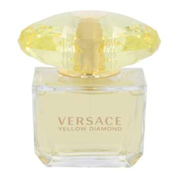 Versace Yellow Diamond Eau de Toilette Spray 3.0 oz | Floral Citrus Fragrance