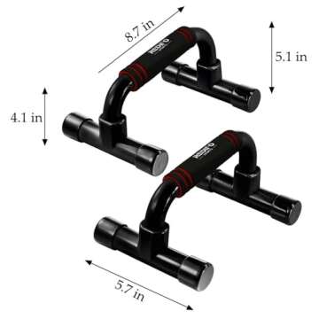 Push Up Bars Strength Training - Workout Stands With Ergonomic Push-up Bracket Board with Non-Slip Sturdy Structure Portable for Home Fitness Training, Push Up Stands Handle for Floor Workouts