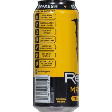 8 Pack - Monster Rehab - Tea + Lemonade + Energy - 15.5oz.