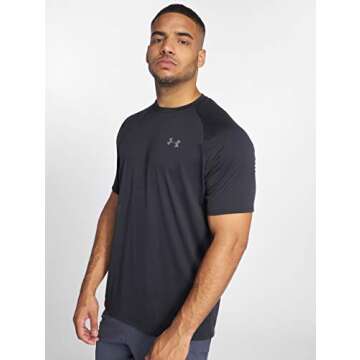 Under Armour Men's Tech 2.0 Short-Sleeve T-Shirt - Large Black/Graphite