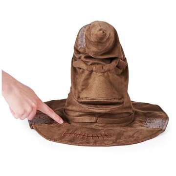 Wizarding World Harry Potter, Talking Sorting Hat with 15 Phrases for Pretend Play, Christmas Gifts for Kids