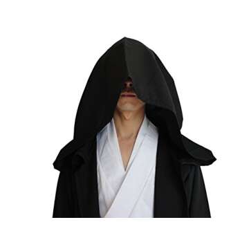 GOLDSTITCH Men & Kids Tunic Hooded Robe Cloak Knight Fancy Cool Cosplay Costume