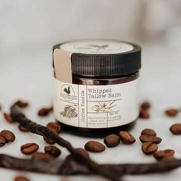 Organic Coffee Vanilla Whipped Tallow Balm - 1.3 oz