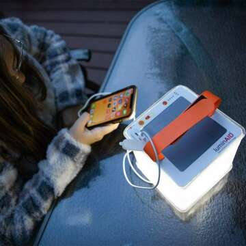 Solar Lantern & Charger - Portable Emergency Light