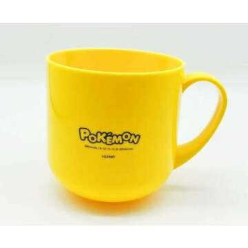 Pikachu 3D Mug, Plastic Cup with Handle, 280ml