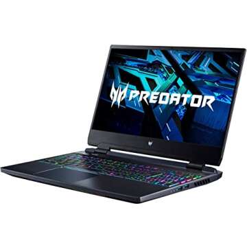 Acer 2023 Predator Helios 300 Gaming Laptop, 15.6'' 2K QHD 240Hz Display, Intel Core i7-12700H 14-Core, GeForce RTX 3070 Ti, 32GB DDR5, 2TB PCIe SSD, Thunderbolt 4, RJ-45, GM Accessories,Black