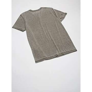 Lucky Brand Men's Burnout Notch Neck Tee - Dark Olive