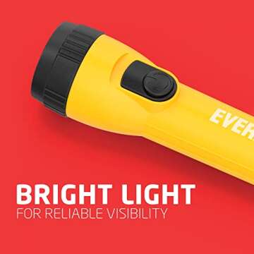 Eveready LED Flashlight (8-Pack) Bright Reliable Flashlights for General Purpose, Great for Camping, Car, Emergency Storm Power Outage Handheld Flashlight (Batteries Included)