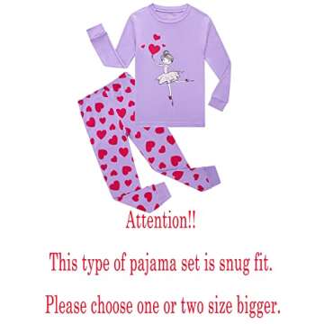 Family Feeling Big girls Valentine Day Love Heart Pajamas Long sleeve Cotton Kid Pjs 8