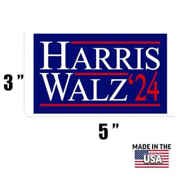 Kamala Harris Tim Walz 2024 Election Bumper Sticker