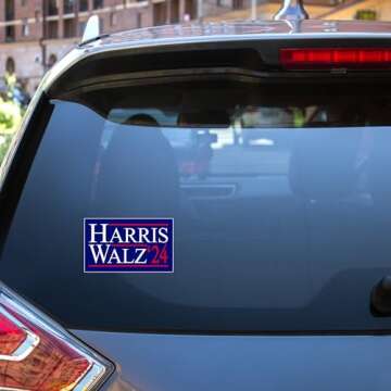 Kamala Harris Tim Walz 2024 Election Bumper Sticker