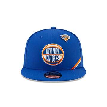 New Era Men's New York Knicks Blue 2019 NBA Draft 9FIFTY Snapback Adjustable Hat