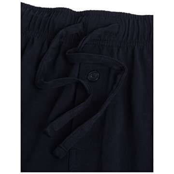 Fruit of the Loom Men's Sleep Pant 2-Pack in Black/Navy