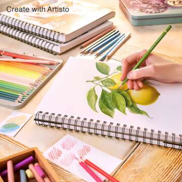 Artisto Premium Sketch Book Set for All Ages