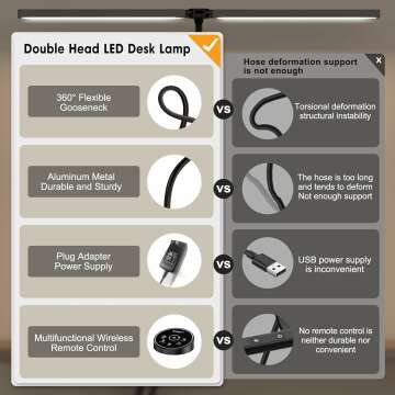 LED Desk Lamp - Perfect for Study & Home Office