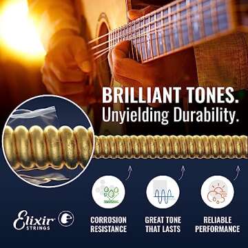 Elixir Acoustic Guitar Strings with NANOWEB Coating