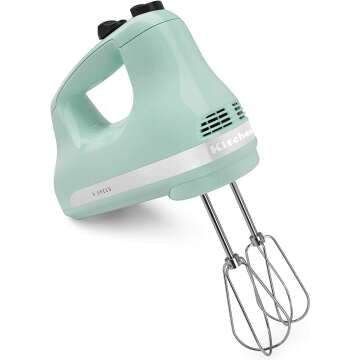 KitchenAid 5-Speed Hand Mixer in Ice Blue