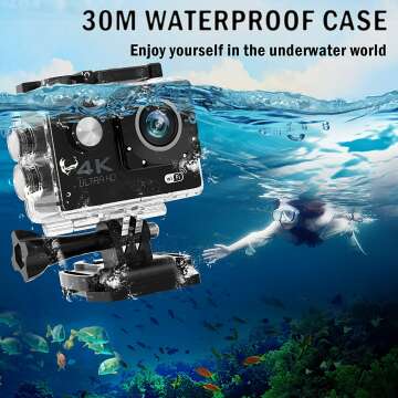 4K Waterproof Action Camera