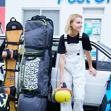 Roller Snowboard Bag with Wheels