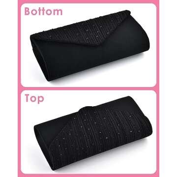 TINDTOP Evening Clutch Purses for Women