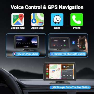 7" CarPlay Wireless Stereo with GPS & Bluetooth