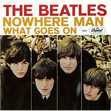 The Beatles Picture Sleeves: Nowhere Man, 1966 Rare USA Mono ORIGINAL NEW Old Store Stock 1st Pressing PS, Near MINT! Capitol Records 5587 (SIDE 2: What Goes On), Includes Letter/Certificate of Authenticity (LOA/COA) by Beatles4me