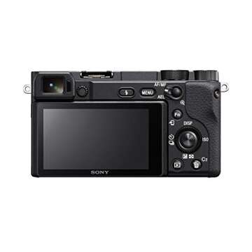 Sony Alpha a6400 Mirrorless Camera: Compact APS-C Interchangeable Lens Digital Camera with Real-Time Eye Auto Focus, 4K Video, Flip Screen & 18-135mm - E Mount Compatible Cameras ILCE-6400M/B