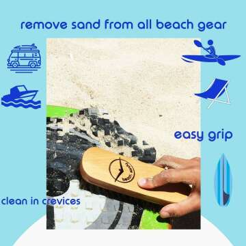 Eco-Friendly Sand Remover Brush Set for Beach Fun