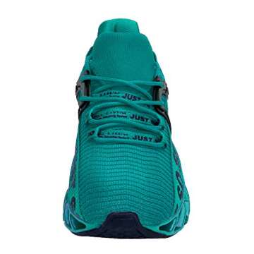 UMYOGO Sport Running Shoes for Women Mesh Breathable Trail Runners Fashion Sneakers Lake Blue