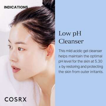 COSRX Low pH Good Morning Gel Cleanser for Sensitive Skin