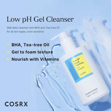 COSRX Low pH Good Morning Gel Cleanser for Sensitive Skin