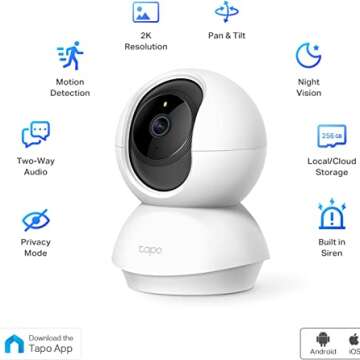 Tapo Indoor Pet WiFi Camera for Pet Monitoring