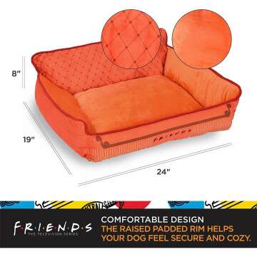 Friends TV Show Dog Bed