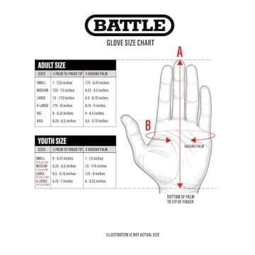 Battle Sports Money Man Ultra-Stick Football Receiver Gloves for Youth