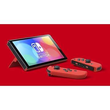 RWD Nintendo Switch OLED Model Mario Red Edition (Renewed)