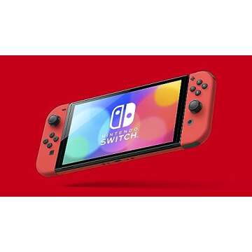 RWD Nintendo Switch OLED Model Mario Red Edition (Renewed)