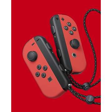 RWD Nintendo Switch OLED Model Mario Red Edition (Renewed)