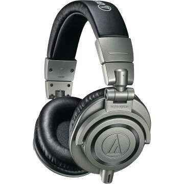 Audio-Technica ATH-M50XGM Professional Monitor Headphones - Gun Metal Design