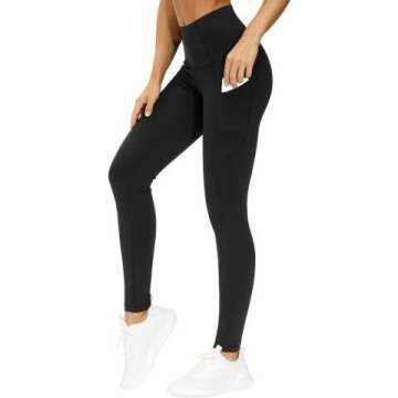 High Waist Yoga Pants with Pockets for Women